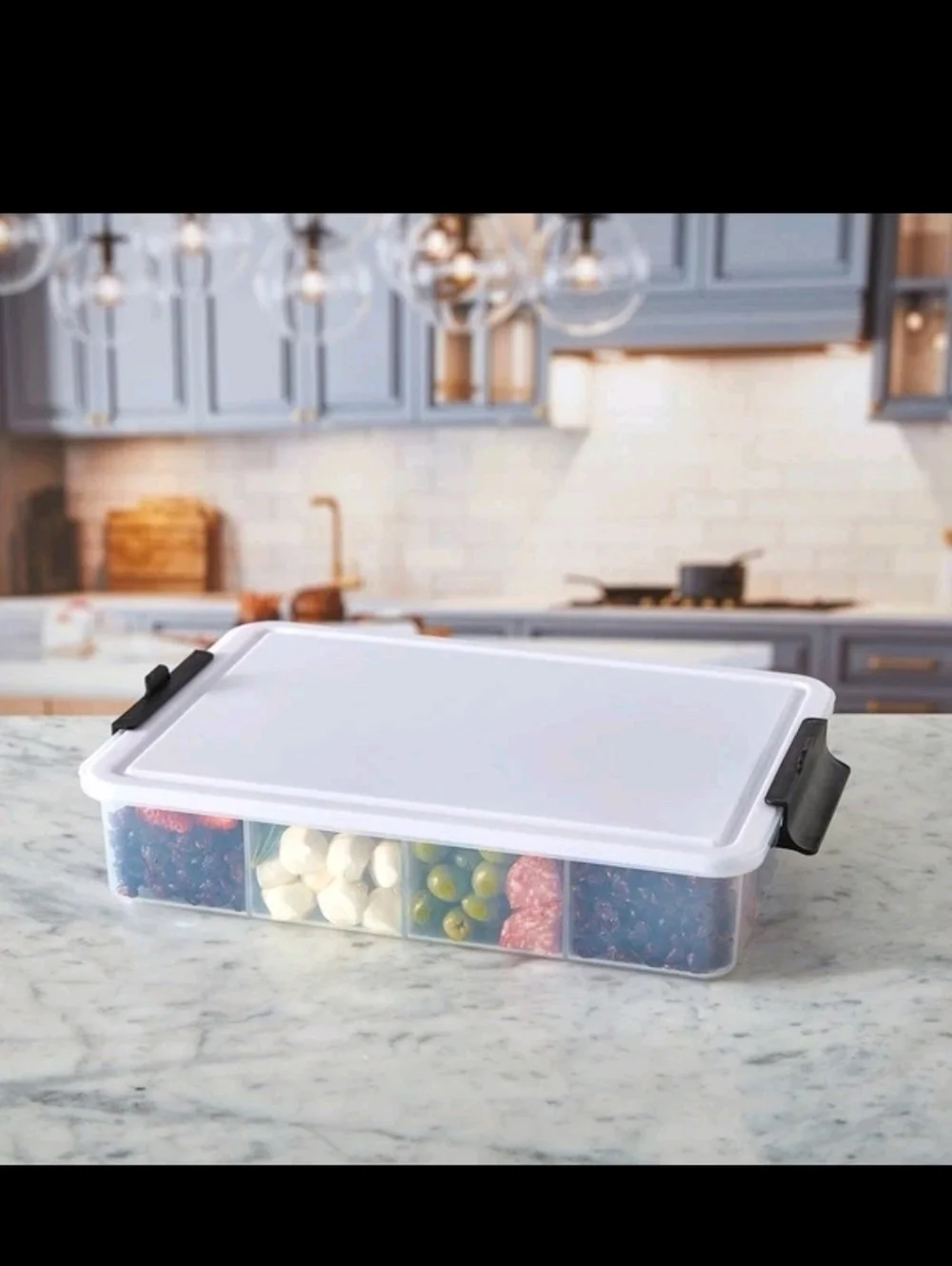 Sabatier SnackleBox 2 Piece Set with Cutting Board Lids. New